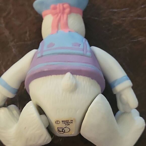 Department 56 Vintage 1984 Jointed Andy Mandy Easter Bunny Rabbit Bisque in box - Picture 14 of 16